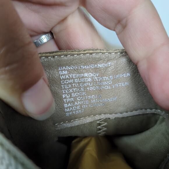 BLONDO Bandit Ankle Boots Beige Cow Suede Leather Waterproof Women's 6 - Picture 9 of 9